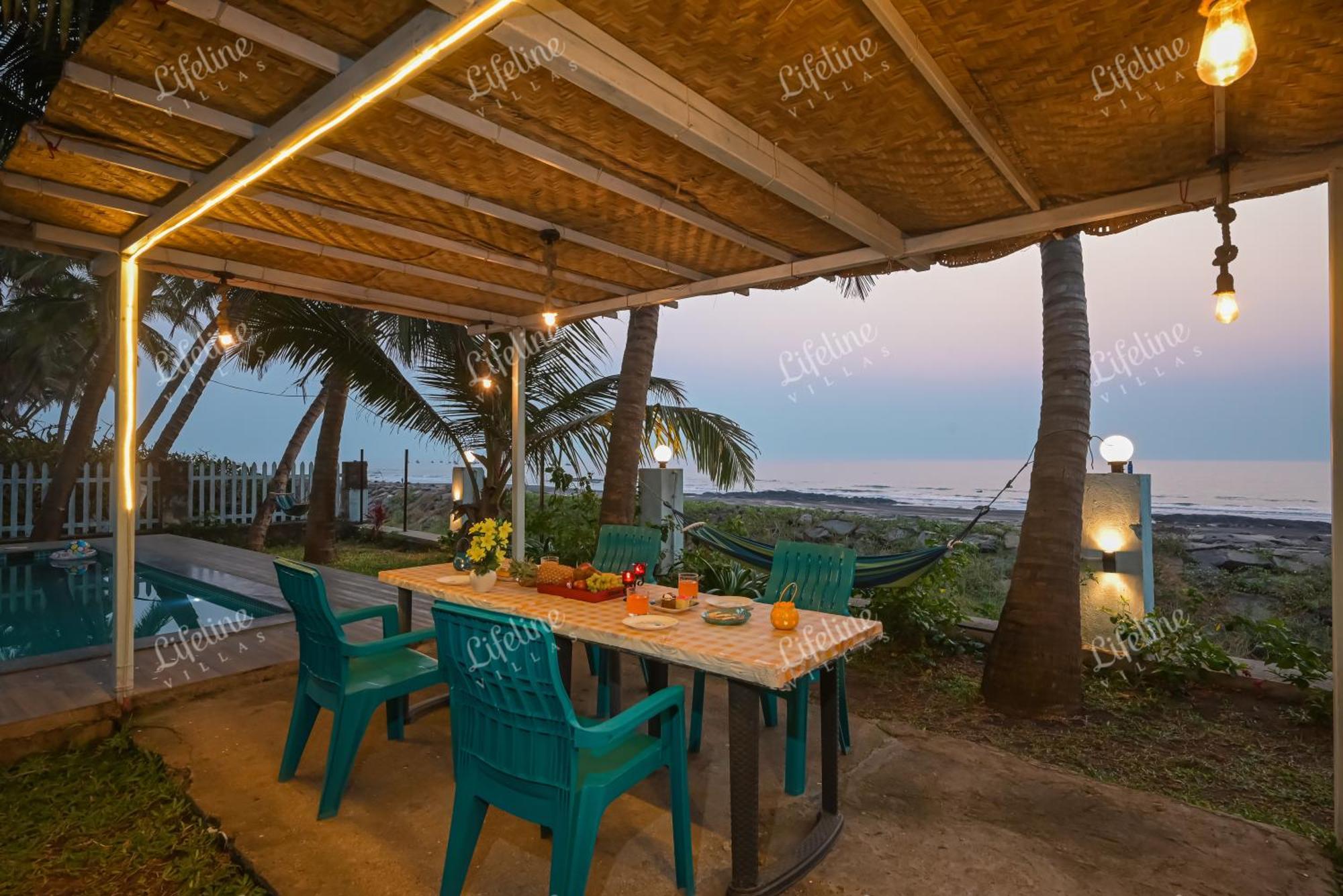 En Ocean Infinity Pool Villa Overlooking Sea ,Beach Touch Alībāg Zewnętrze zdjęcie